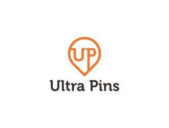 Ultra Pins logo design by pel4ngi