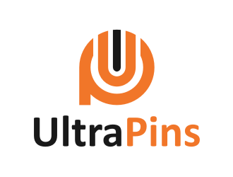 Ultra Pins logo design by lintinganarto