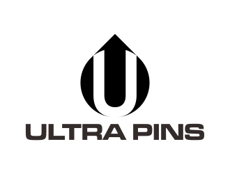 Ultra Pins logo design by p0peye