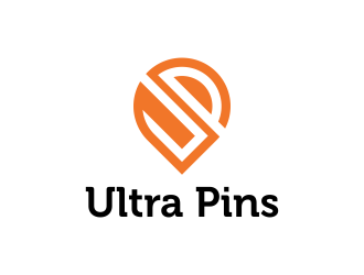 Ultra Pins logo design by pel4ngi