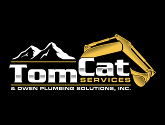 TomCat Services & Owen Plumbing Solutions, Inc. logo design by qqdesigns