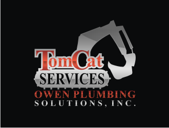 TomCat Services & Owen Plumbing Solutions, Inc. logo design by Artomoro