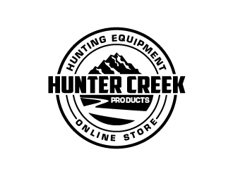 Hunter Creek Products logo design by sakarep
