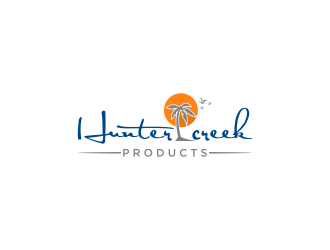 Hunter Creek Products logo design by luckyprasetyo