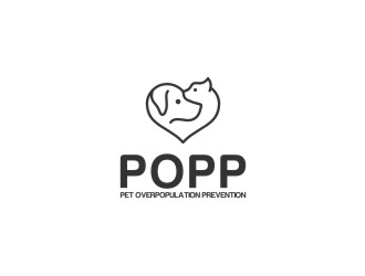 POPP (Pet Overpopulation Prevention  logo design by bombers