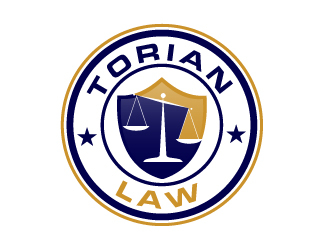 Torian Law logo design by ElonStark