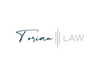 Torian Law logo design by wongndeso