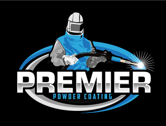 Premier Powder Coating logo design by ElonStark