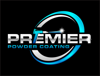 Premier Powder Coating logo design by hidro