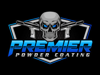Premier Powder Coating logo design by daywalker