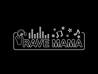 Rave Ma2 or Rave Mama logo design by rizuki