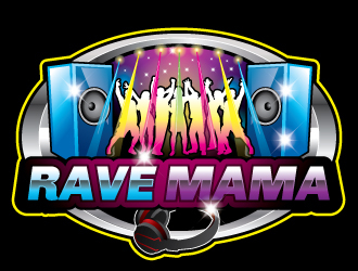 Rave Ma2 or Rave Mama logo design by uttam