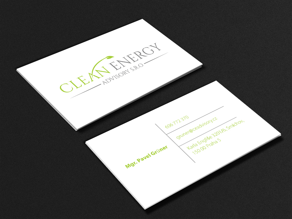 Clean Energy Advisory s.r.o. logo design by Sofia Shakir