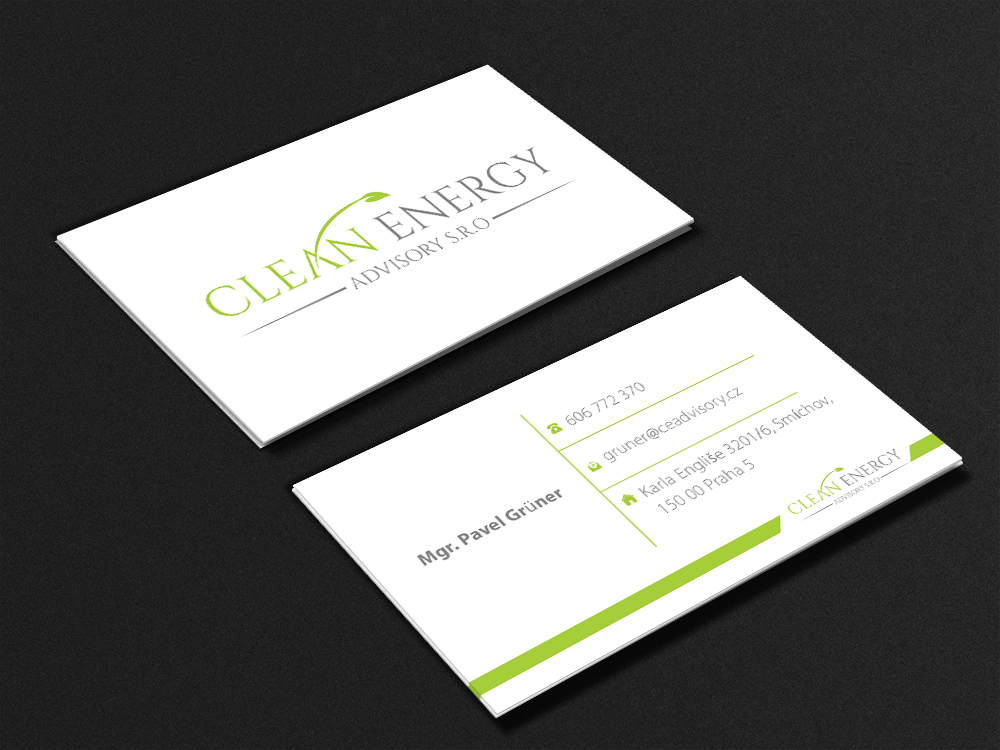 Clean Energy Advisory s.r.o. logo design by Sofia Shakir