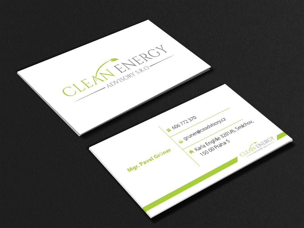 Clean Energy Advisory s.r.o. logo design by Sofia Shakir