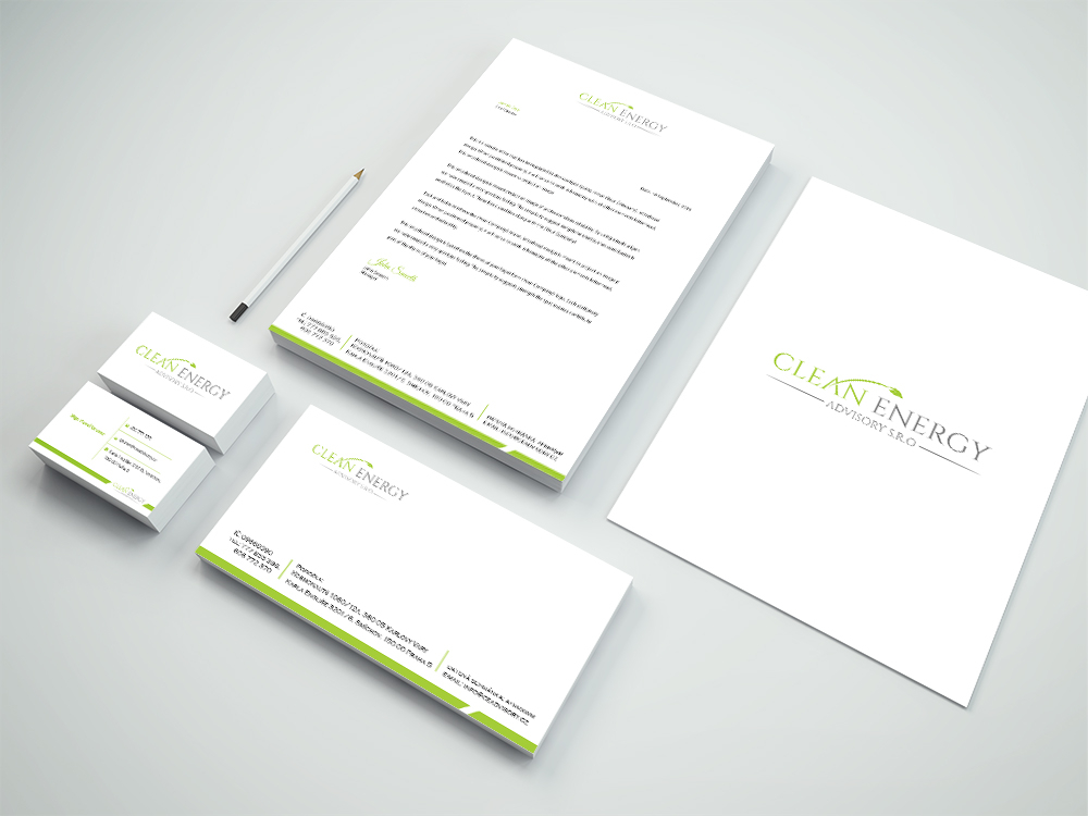 Clean Energy Advisory s.r.o. logo design by Sofia Shakir