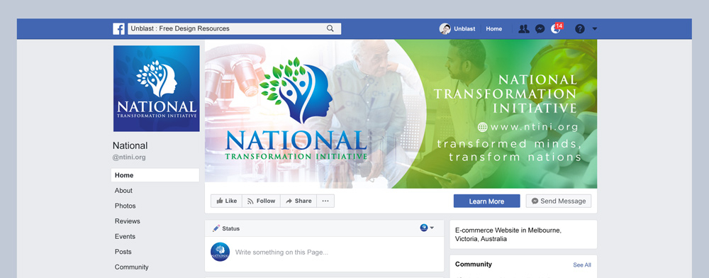 NATIONAL TRANSFORMATION INITIATIVE  logo design by aRBy