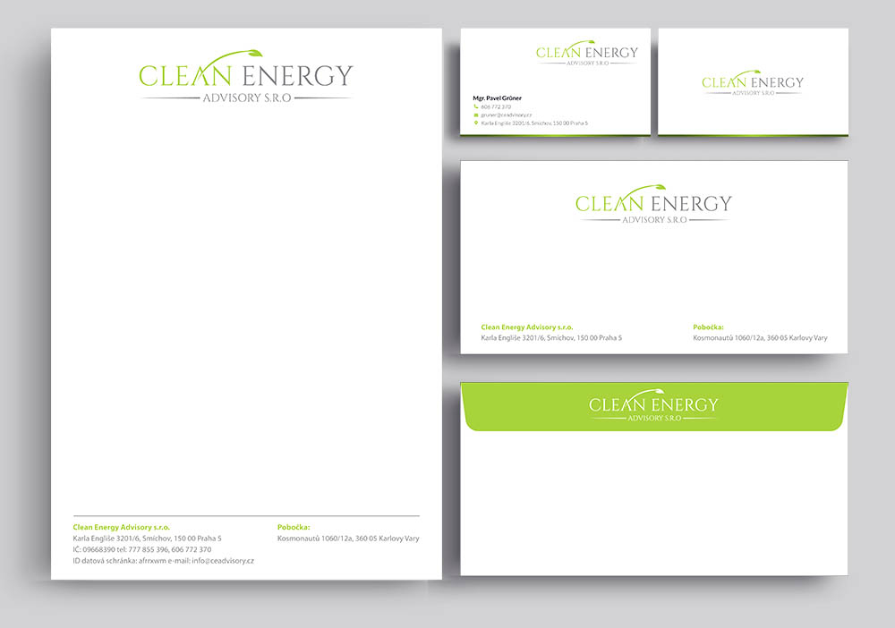 Clean Energy Advisory s.r.o. logo design by fritsB
