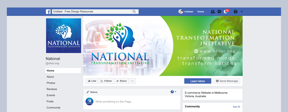 NATIONAL TRANSFORMATION INITIATIVE  logo design by aRBy