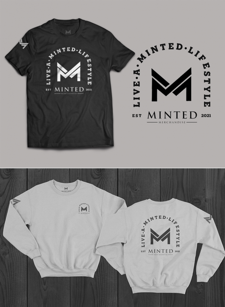 Minted logo design by cwrproject