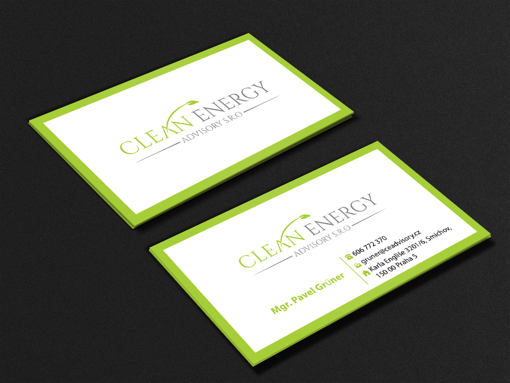 Clean Energy Advisory s.r.o. logo design by Sofia Shakir