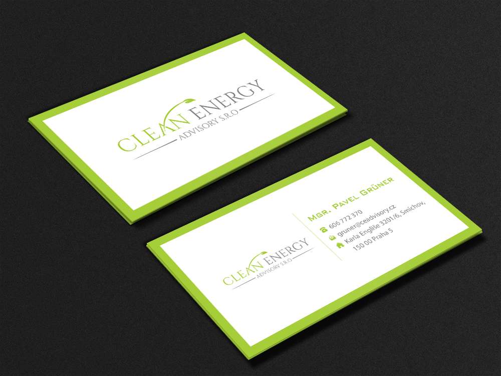 Clean Energy Advisory s.r.o. logo design by Sofia Shakir