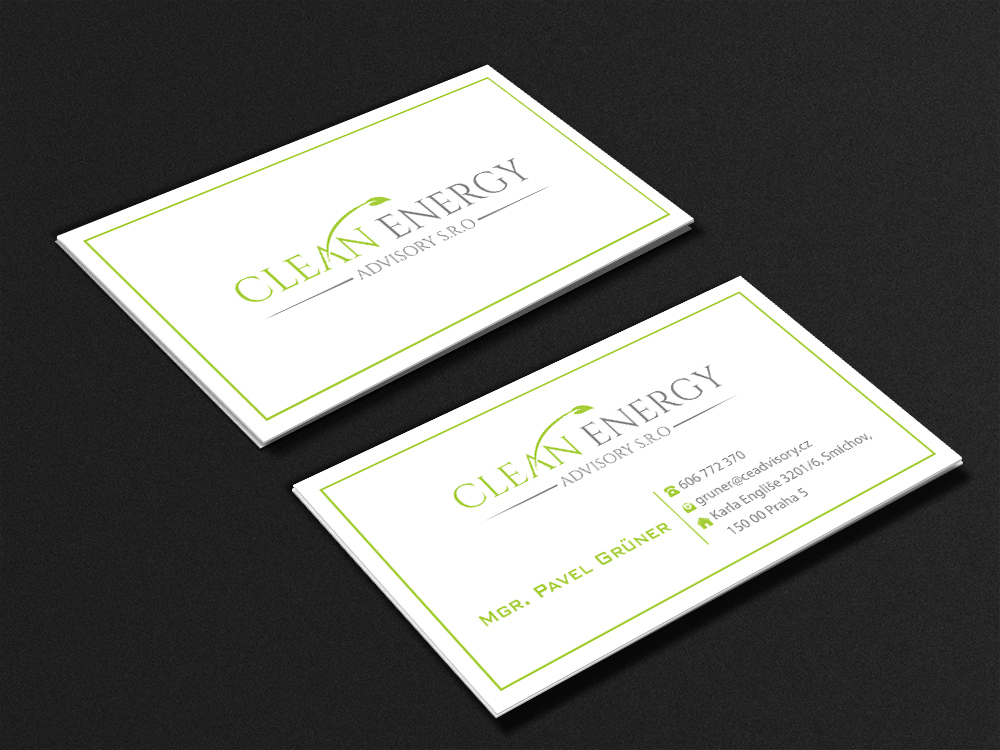 Clean Energy Advisory s.r.o. logo design by Sofia Shakir
