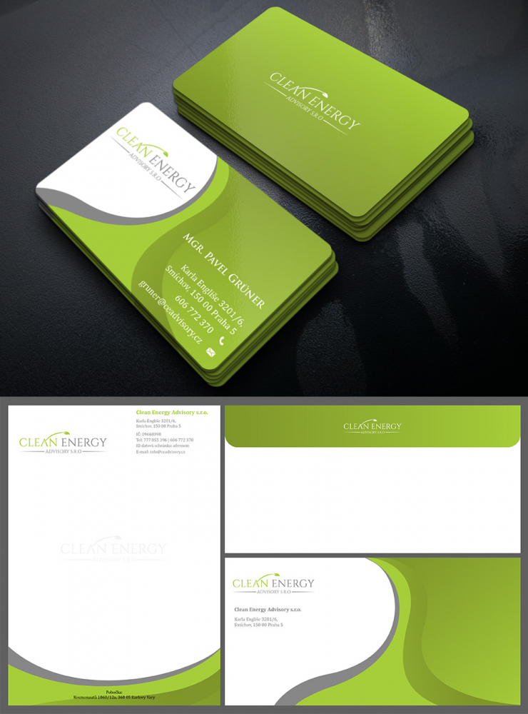 Clean Energy Advisory s.r.o. logo design by Gelotine