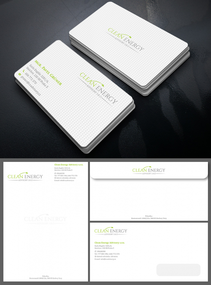 Clean Energy Advisory s.r.o. logo design by Gelotine
