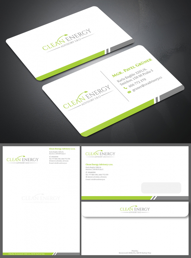 Clean Energy Advisory s.r.o. logo design by Gelotine