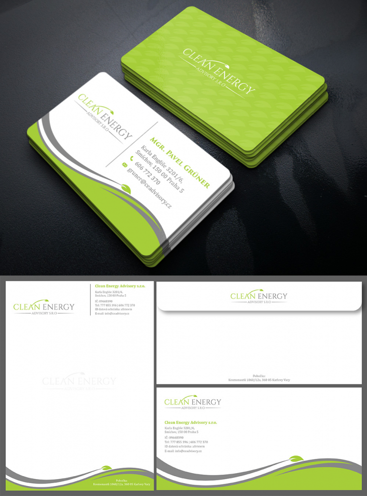 Clean Energy Advisory s.r.o. logo design by Gelotine