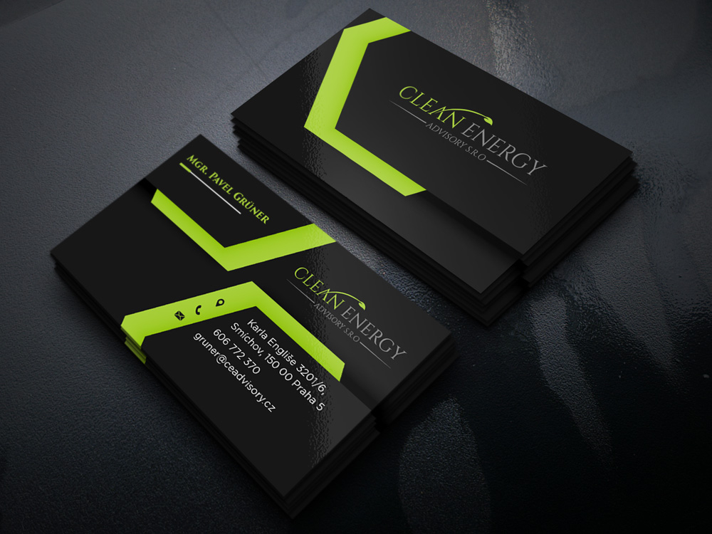 Clean Energy Advisory s.r.o. logo design by Gelotine