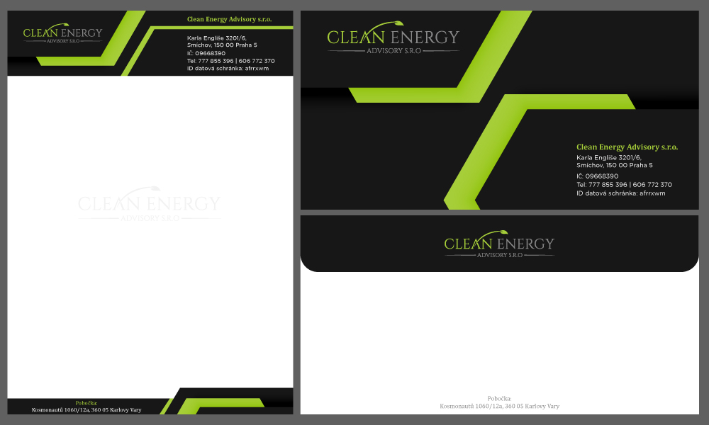 Clean Energy Advisory s.r.o. logo design by Gelotine
