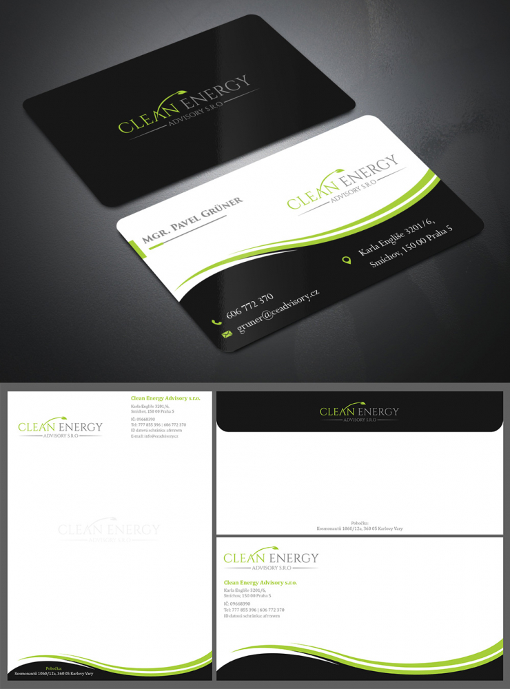 Clean Energy Advisory s.r.o. logo design by Gelotine