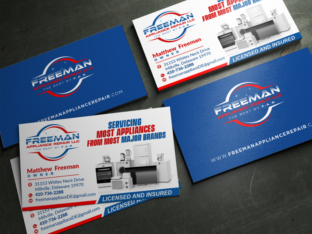 Freeman Appliance Repair LLC logo design by Realistis
