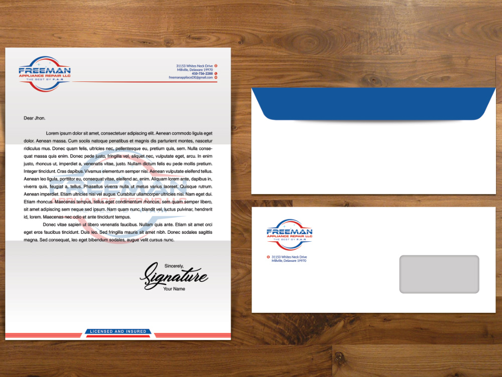 Freeman Appliance Repair LLC logo design by Realistis