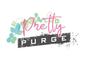Pretty Purge logo design by M J
