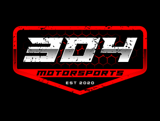 304Motorsports logo design by kopipanas