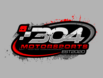 304Motorsports logo design by Gopil