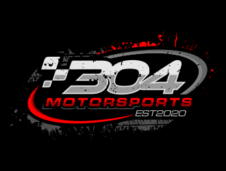 304Motorsports logo design by Gopil