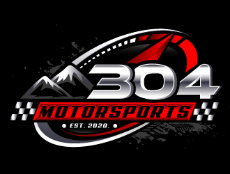 304Motorsports logo design by LucidSketch