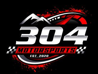 304Motorsports logo design by LucidSketch