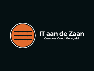 IT aan de zaan logo design by falah 7097
