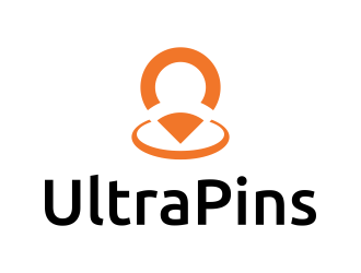 Ultra Pins logo design by Galfine