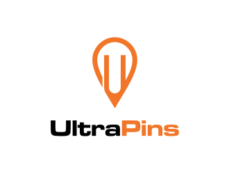 Ultra Pins logo design by Garmos