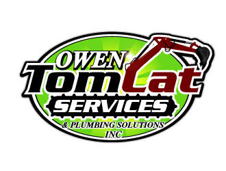 TomCat Services & Owen Plumbing Solutions, Inc. logo design by aRBy