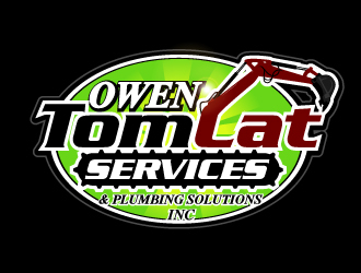 TomCat Services & Owen Plumbing Solutions, Inc. logo design by aRBy
