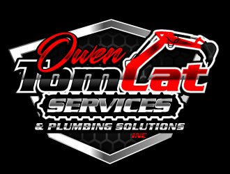 TomCat Services & Owen Plumbing Solutions, Inc. logo design by aRBy