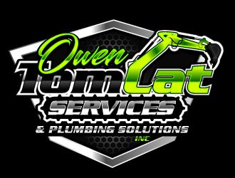 TomCat Services & Owen Plumbing Solutions, Inc. logo design by aRBy