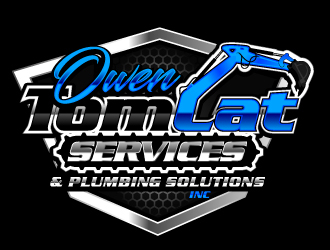 TomCat Services & Owen Plumbing Solutions, Inc. logo design by aRBy